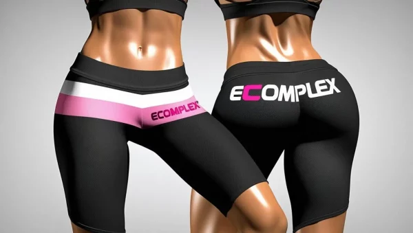 ecomplex women short gym leggings b/p