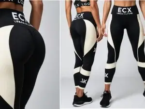 ECX UC women gym leggings b/w
